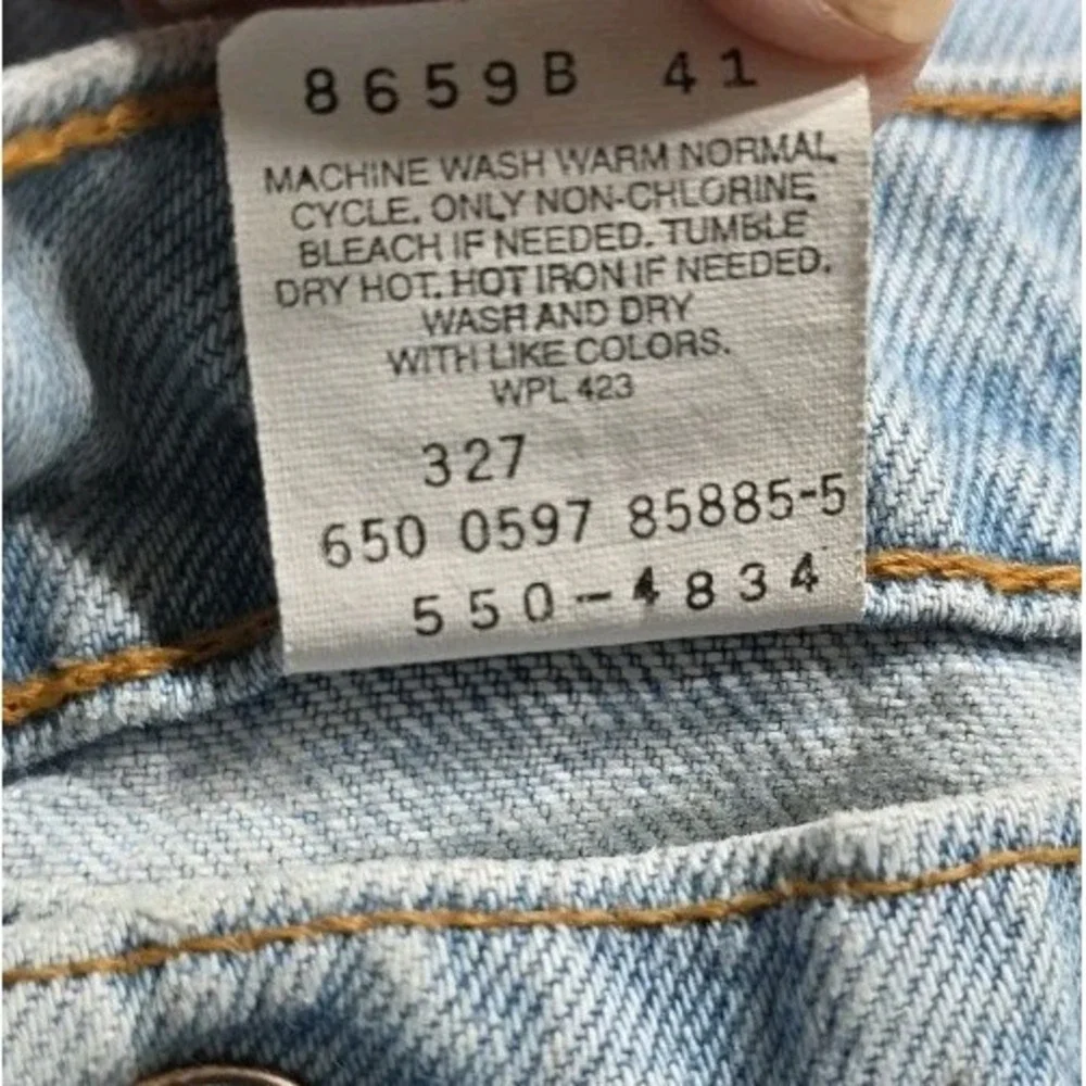 Vtg Levis 550 Jeans Mens 36x32 Blue Denim Red Tab Relaxed Light Wash‎ Y2K